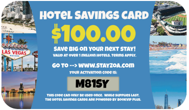 Hotel Savings Card
